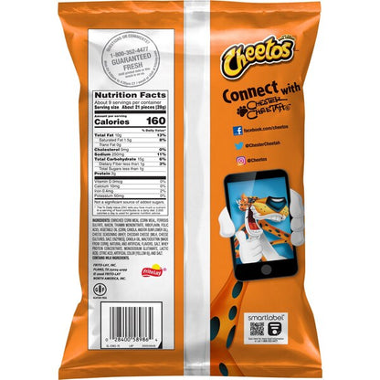 Cheetos Crunchy Cheese Flavored Snack, 8.5 oz