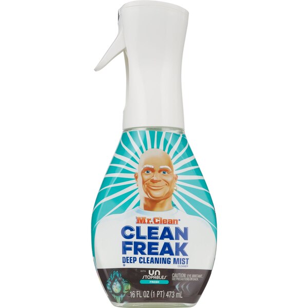 Mr. Clean Clean Freak Deep Cleaning Mist Multi-Surface Spray, Unstopables Fresh Scent, 16.7 OZ