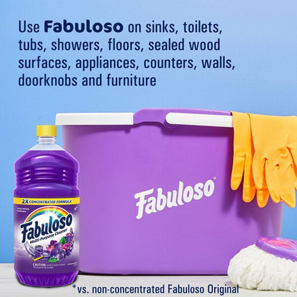 Fabuloso Liquid Floor Cleaner, Lavender, 33.8 oz