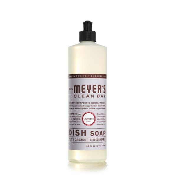 Mrs. Meyer's Clean Day Liquid Dish Soap, 16 OZ, Lavender