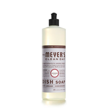 Mrs. Meyer's Clean Day Liquid Dish Soap, 16 OZ, Lavender