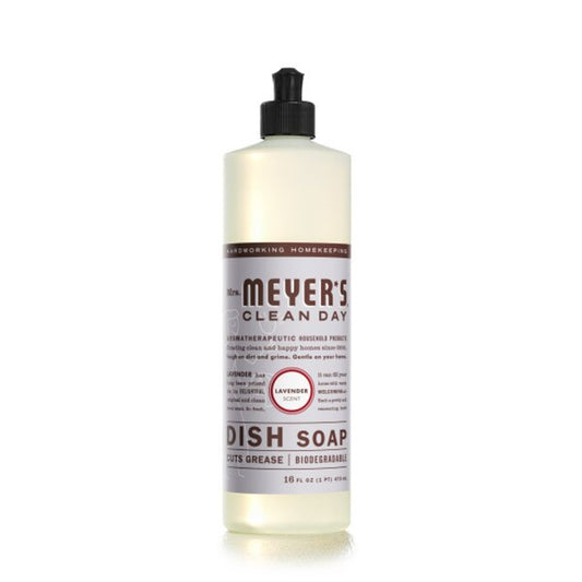 Mrs. Meyer's Clean Day Liquid Dish Soap, 16 OZ, Lavender