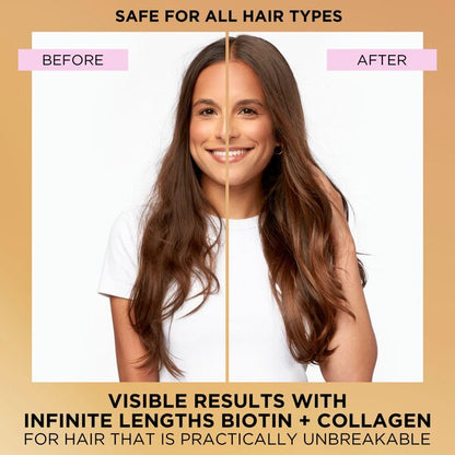 Pantene Pro-V Infinite Lengths Biotin & Collagen Shampoo, 13.5 OZ